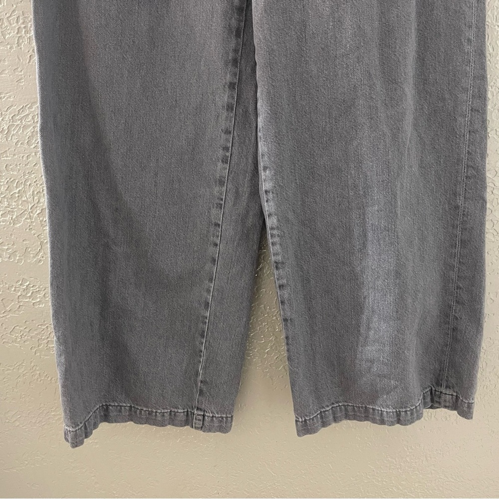 Y2K Zara Women’s‎ Casual Heather Gray Baggy Drawstring Waist Pants Size Small - Picture 3 of 10